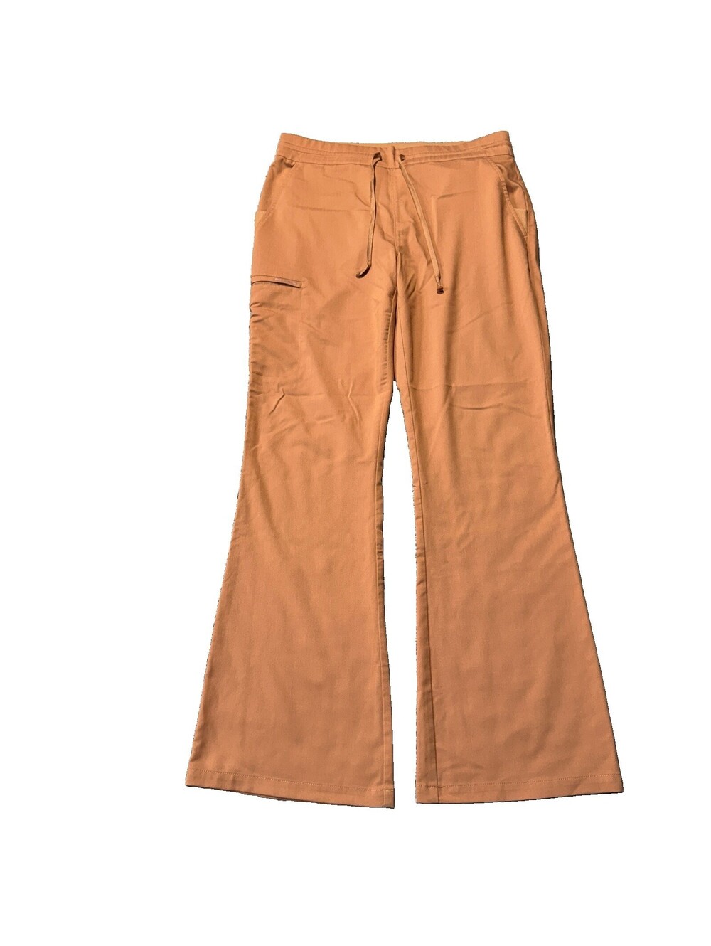 Healing Hands Scrub Pants Women's Purple Label Cargo Boot Cut Orange Medium